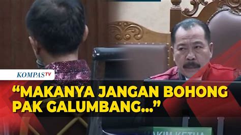 Hakim Ingatkan Saksi Mahkota Sidang BTS Galumbang Jangan Bohong Beri