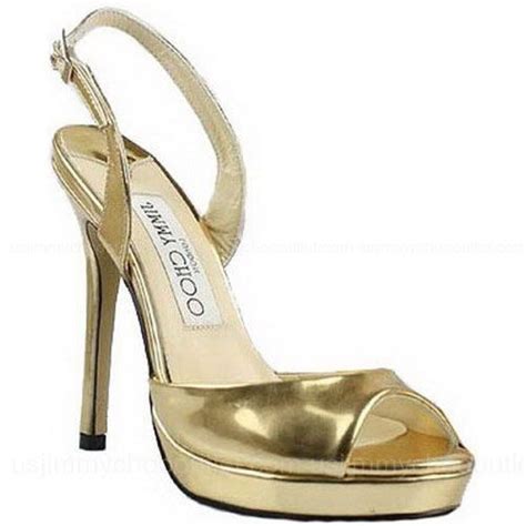 Jimmy Choo Gold Heels