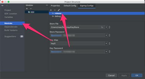 How To Set Up Gradle And Android Studio To Do Release Build Gang Of