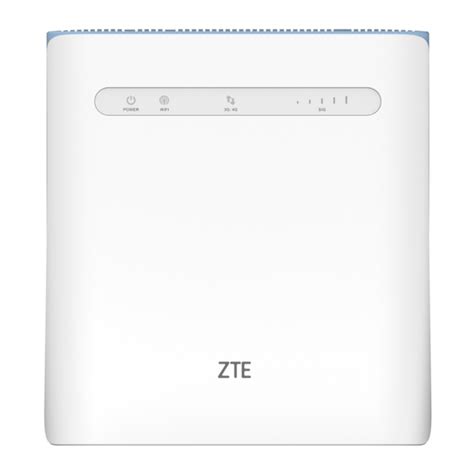 ZTE MF286C LTE Router Quick Start Guide ManualsLib