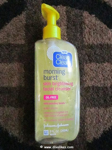 Clean & Clear Morning Burst Skin Brightening Facial Cleanser Review ...