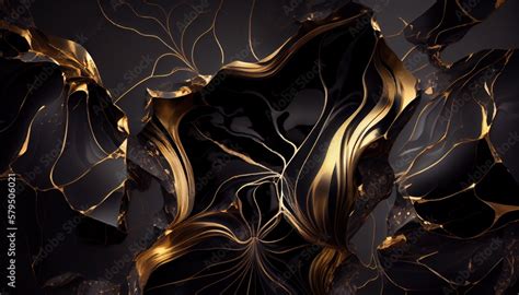 Background mixed black and gold colors. Luxury marble texture. Marble ...