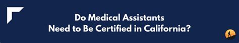 How To Become A Certified Medical Assistant In California Conquer Your Exam