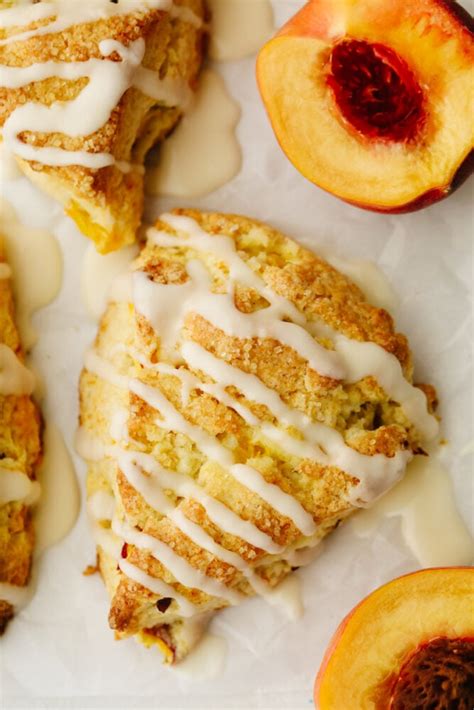 The Best Homemade Peach Scones Recipe The Recipe Critic