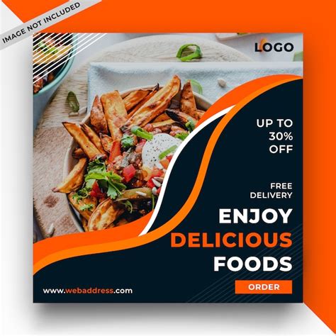 Food Social Media Post Template Premium Psd File