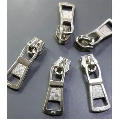 zinc alloy auto lock zipper slider  garments  rs piece