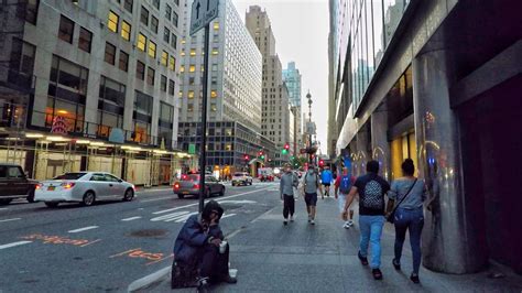 ⁴ᴷ⁶⁰ Walking Lexington Avenue Midtown Manhattan New York City At