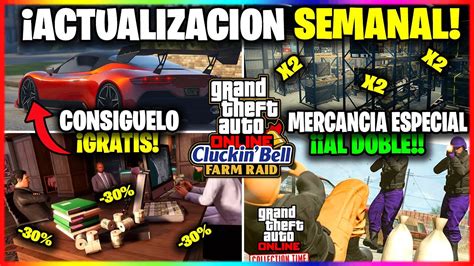 GRAN ACTUALIZACIÓN SEMANAL en GTA ONLINE MERCANCÍA ESPECIAL al