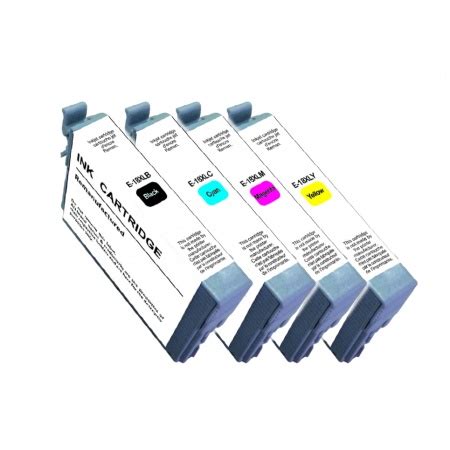 UPRINT PACK 4 CARTOUCHES REMANUFACTUREES EPSON 18XL REMPLACE