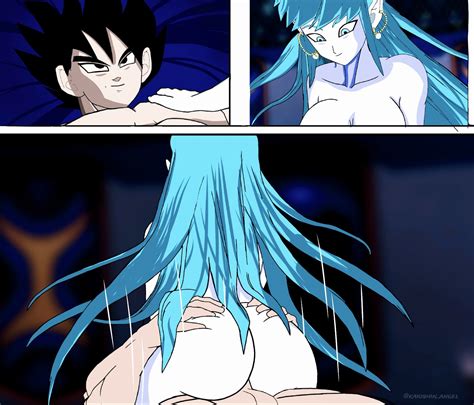 Rule 34 Aeos Agios Aios Aiosu Blue Body Blue Eyes Blue Hair Dragon Ball Dragon Ball Heroes