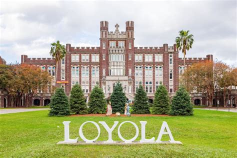 Overcast View Of The Loyola University New Orleans Editorial Image