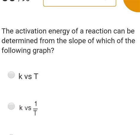 Answered The Activation Energy Of A Reaction Can Be Determined From