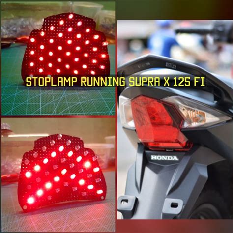 Jual Stoplamp Running Supra X 125 FI 8 Mode Otomatis Model Panah