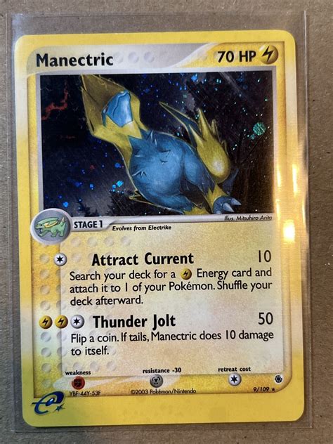 Pok Mon Tcg Manectric Ex Ruby And Sapphire Holo Holo Rare Ebay