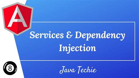 Angular 8 Create Service And Dependency Injection Java Techie Youtube