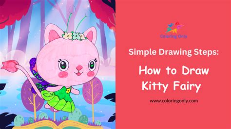 How To Draw Kitty Fairy Simple Drawing Steps