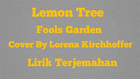 Lemon Tree Fool Garden Cover By Lorena Kirchhferand Markus Buttner