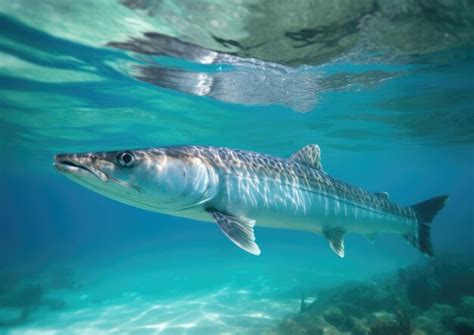 Premium AI Image | Barracuda a large predatory rayfinned fish