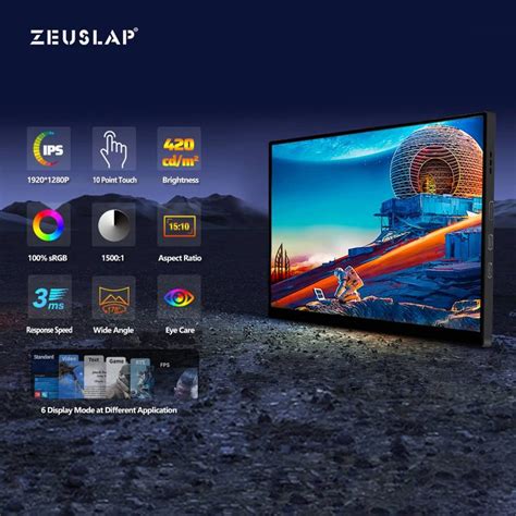 Buy Zeuslap 100 SRGB 10 5inch High End Touch Monitor IPS Screen Full