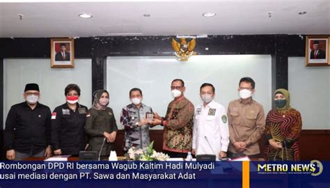 Bap Dpd Ri Gelar Mediasi Sengketa Antara Masyarakat Adat Modang Dengan