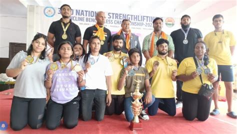 Jharkhand Won 18 Medals Including 11 Gold In Strengthlifting