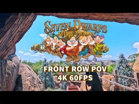 Seven Dwarfs Mine Train Front Row Pov Magic Kingdom Walt Disney