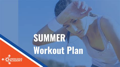 Summer Cheer Workout Plan