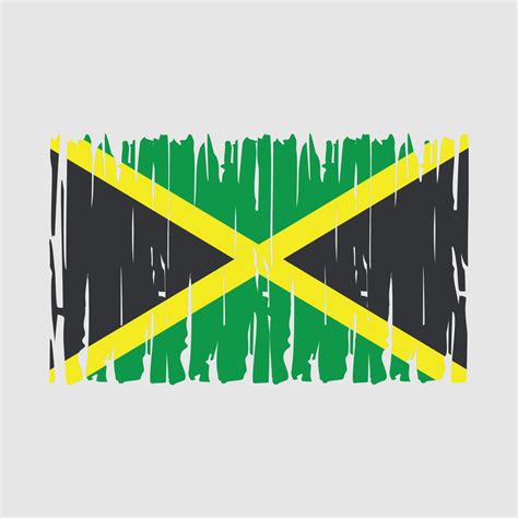 Jamaica Flag Vector 20356071 Vector Art At Vecteezy