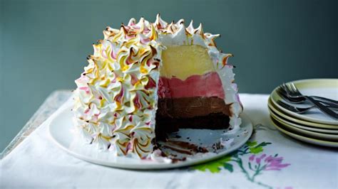 Neapolitan baked Alaska recipe - BBC Food