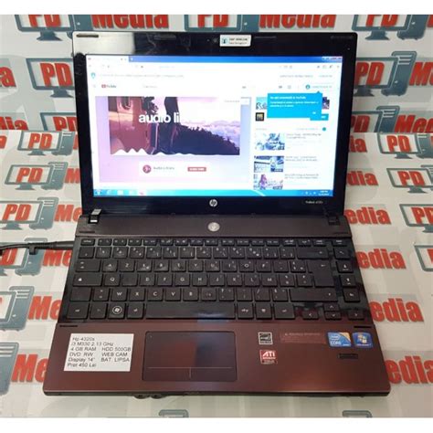 Laptop HP ProBook 4320s Procesor I3 330M 2 18 GHz 4GB RAM 500GB HDD