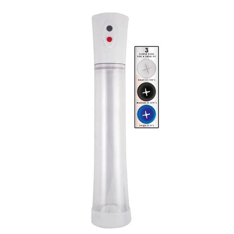 Commander XL Electric Penis Pump White Sex Toy HotMovies