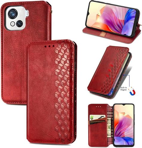 Coque Antichoc En Cuir Flip Case Portefeuille Pour Blackview OSCAL C80