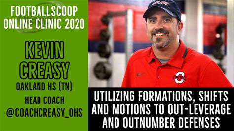 Online Clinic 2020 Kevin Creasy Oakland Hs Tn Head Coach Youtube