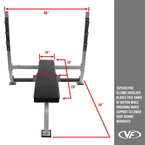 Olympic Bench With Spotter Stand Valor Fitness Bf 7