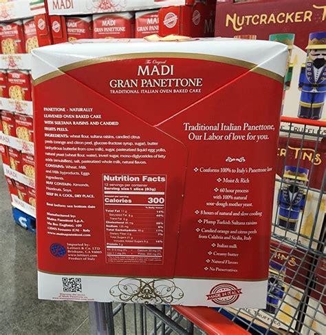 Costco Madi Gran Panettone Traditional Italian Oven Baked Cake Eat