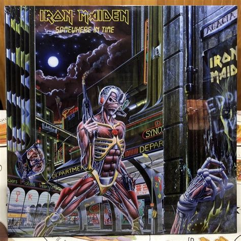 Iron Maiden Somewhere In Time Vinilo Librillo Music Jungle