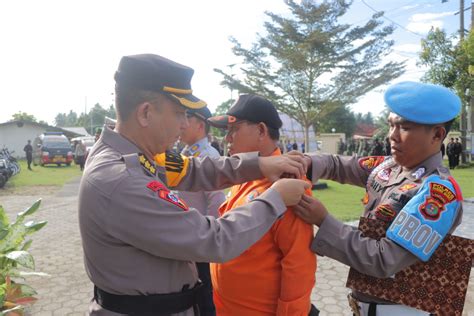 Pengamanan WSL Krui Pro 2024 Polres Pesisir Barat Apel Gelar Pasukan