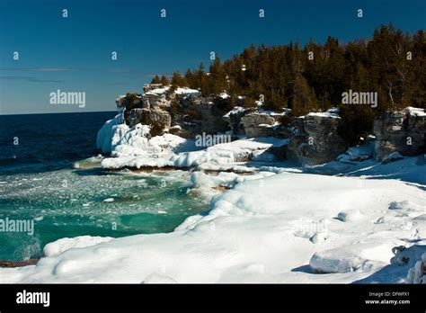 Winter Landscape Bruce Peninsula National Park A UNESCO Biospere