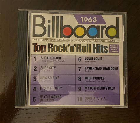 Billboard Top Rock Roll Hits By Various Artists Cd Oct