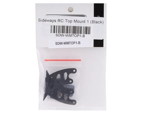 Sideways RC Top Mount 1 Scale Drift Wing Mount Black SDW WMTOP1 B