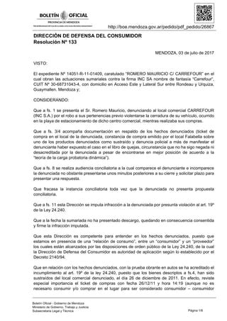 Multa A Carrefour PDF