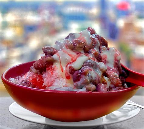 Es Kacang Merah Manado Redbeans Snow Ice Food Indonesian Food