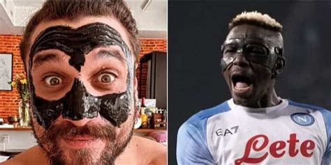 Napoli Osvaldo Imita La Maschera Di Osimhen La Foto Diventa Virale