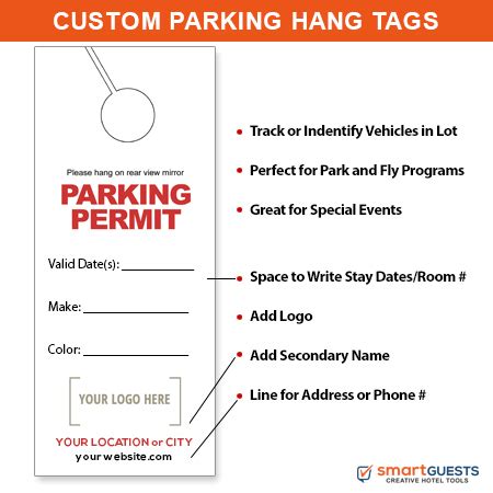 Free Parking Permit Template For Your Needs