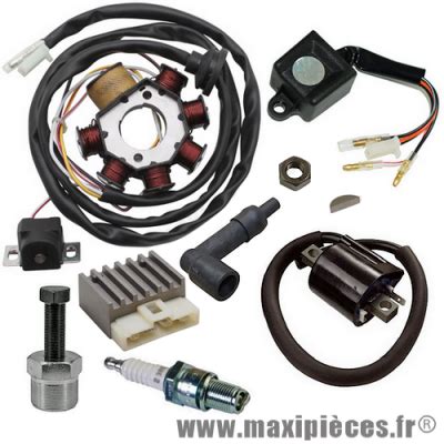 Pack allumage complet pour scooter Mbk booster bws Maxi Pièces 50