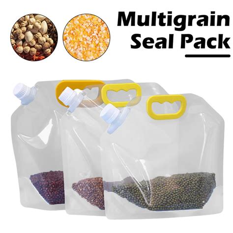 1pc Grains Sealed Bag Cereal Containers Moisture Proof And Insect Proof