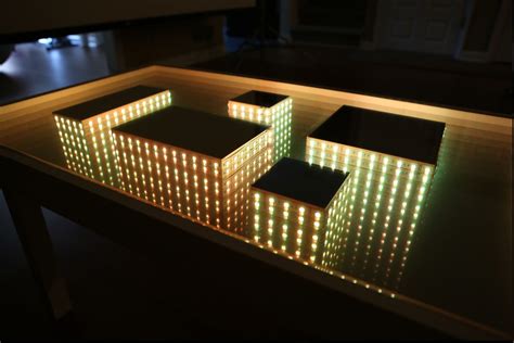 Infinity Mirror Table | Infinity mirror, Infinity mirror table, Mirror ...