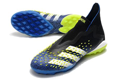 100 Genuineadidas Football Shoes Adidas Predator Freak3 Laceless Tf Black Size 39 45 รองเท้าสต