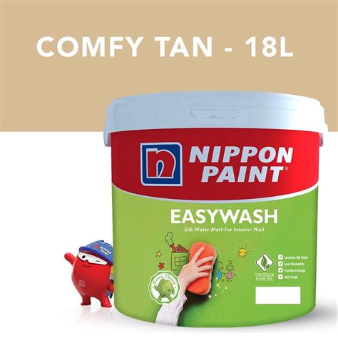 L Nippon Easywash Paint Comfy Tan Furniture Home Living Home