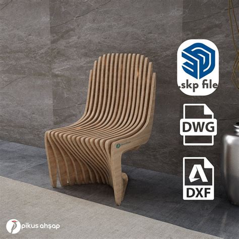 Parametric Chair Design Dxf File Cnc Cut Plywood Chair Custom